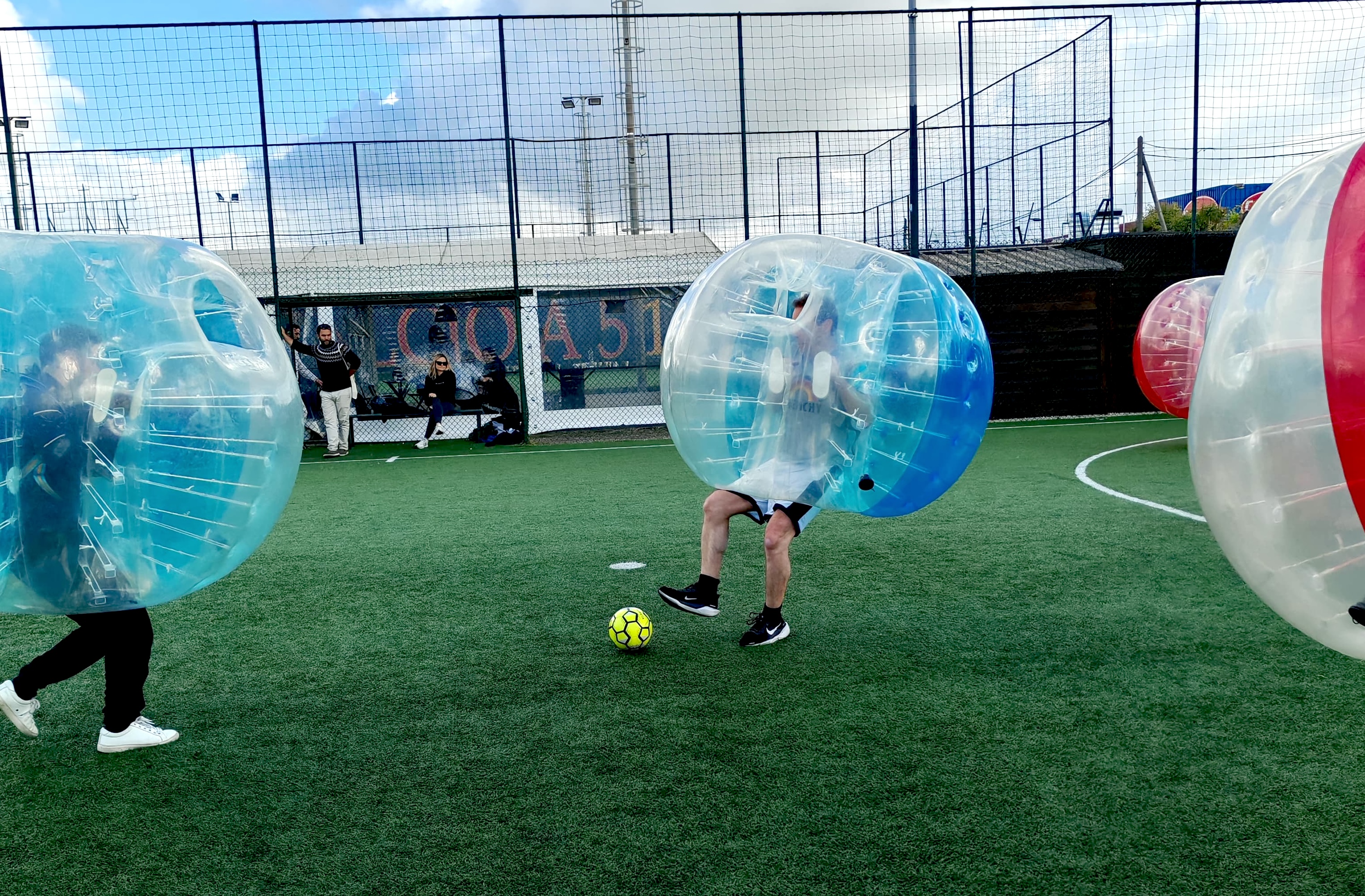 Bubble soccer groupe