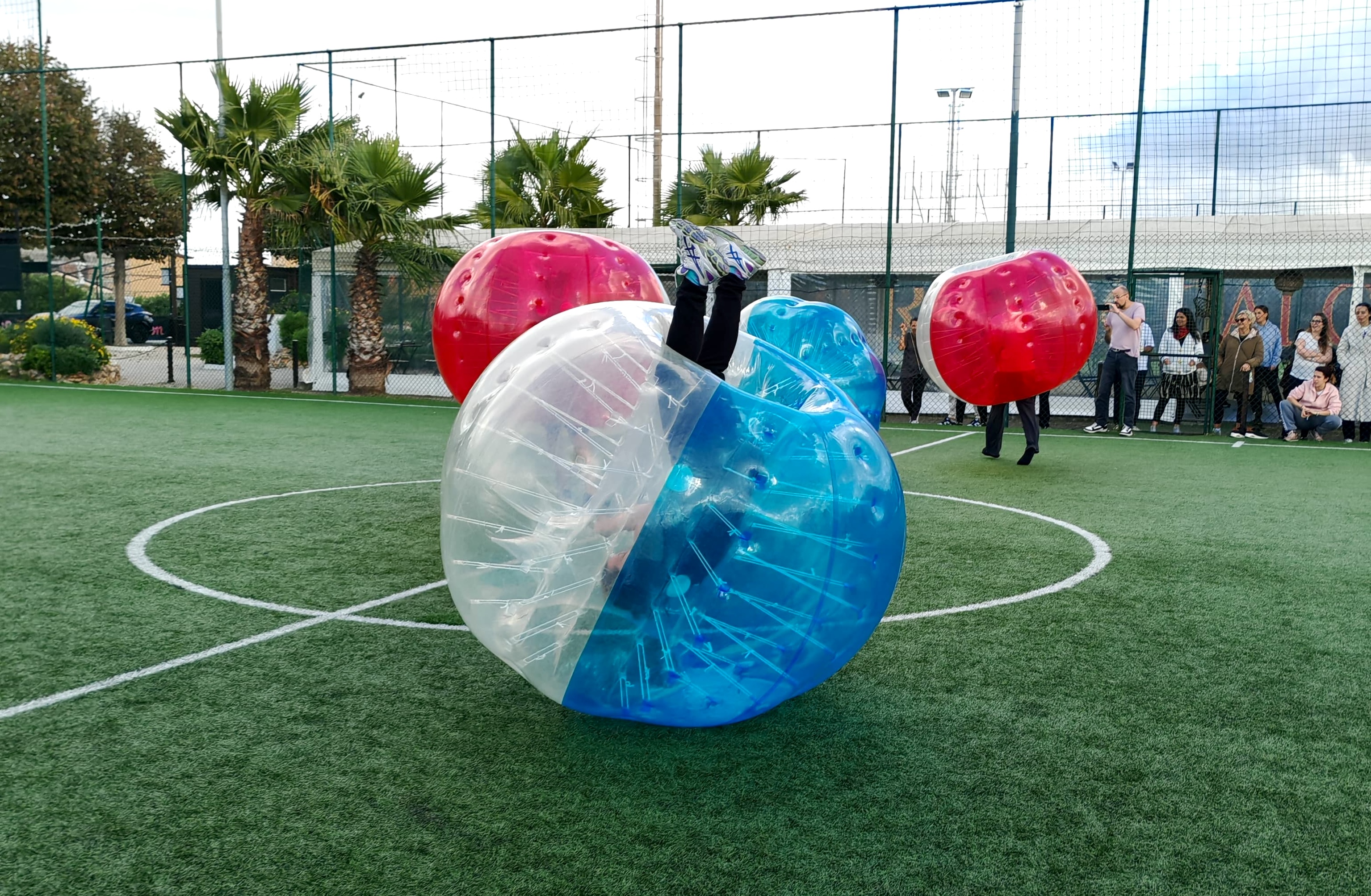 bubble soccer team building rome