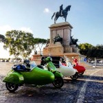 Vespa side car rome