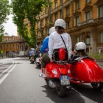 Vespa side car rome 3