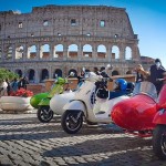 Vespa side car rome 5