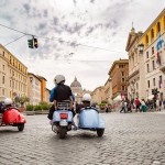 Vespa side car rome 6